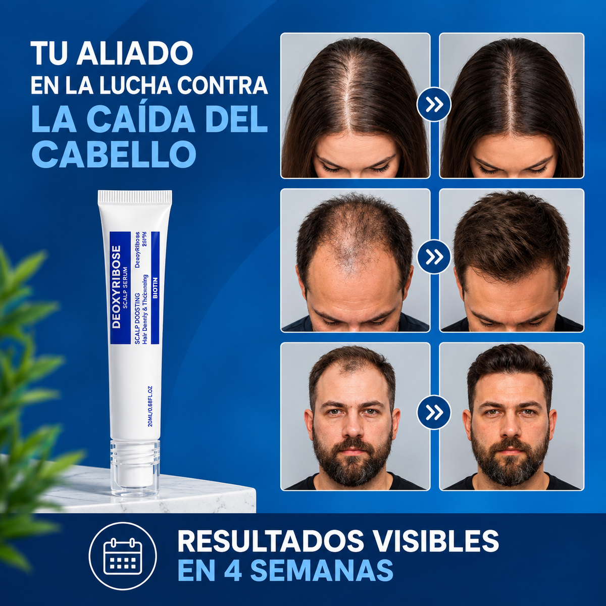 Sérum capilar de desoxirribosa
